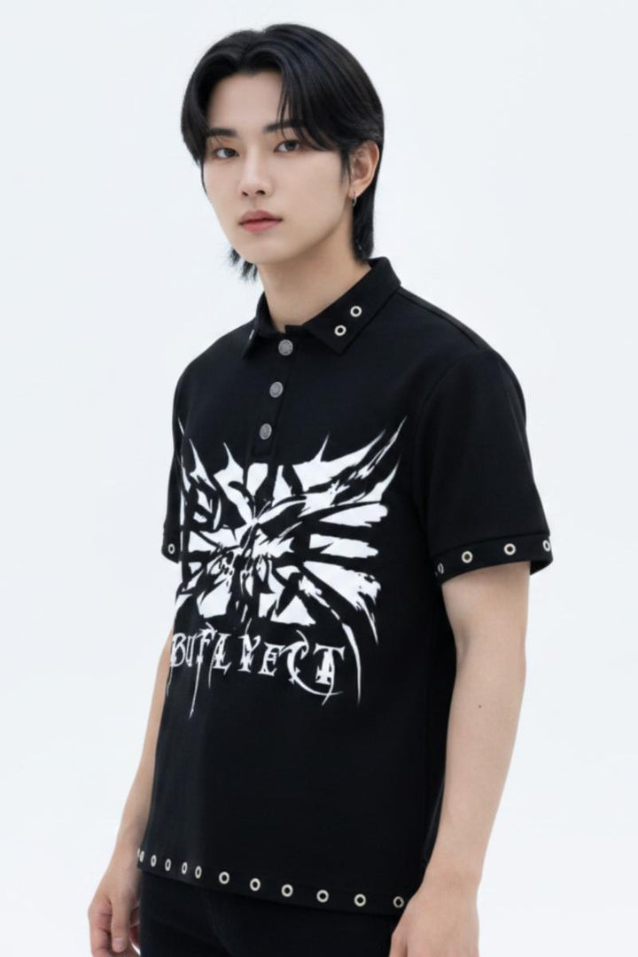 Graphic Polo Shirt  na2605