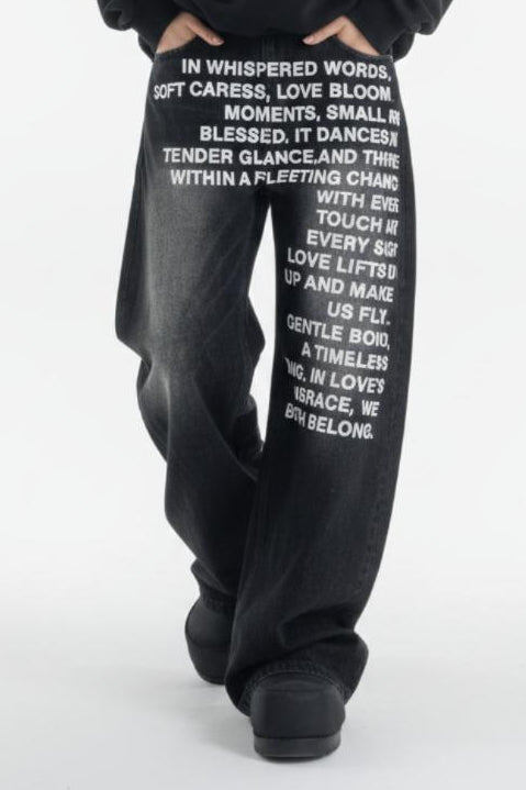 Printed Jeans  na2625