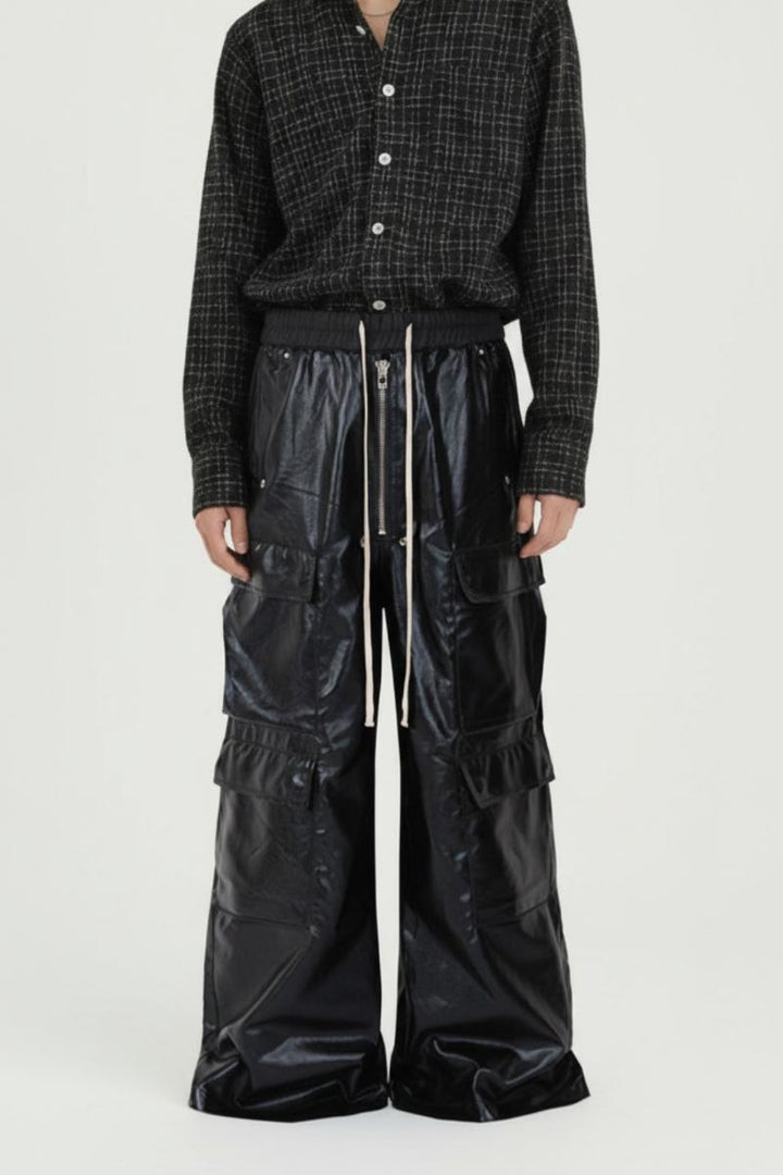 Shiny Cargo Pants  na2506