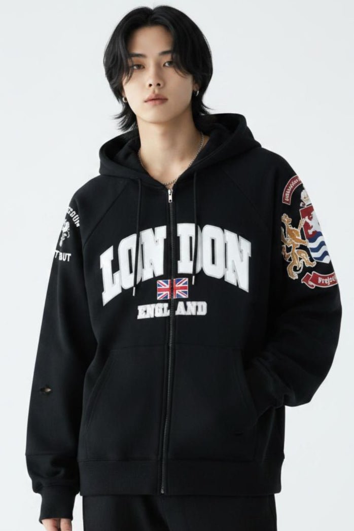 Logo Zip-up Hoodie  na2538