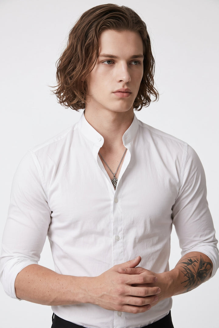 Stand Collar Shirt  na2658