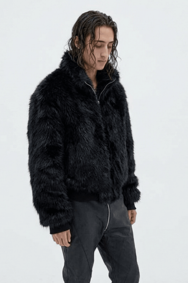 Oversized Faux Fur Jacket na2351