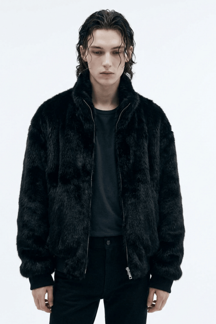 Oversized Faux Fur Jacket na2351