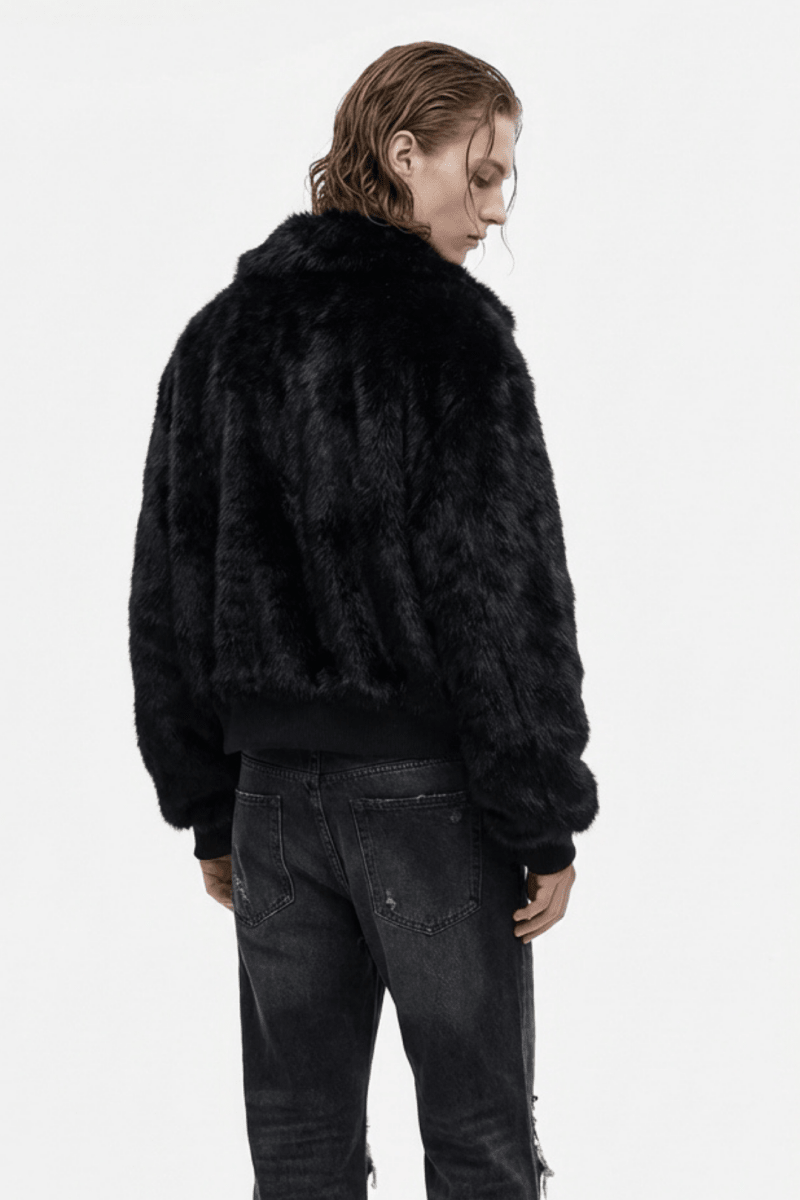 Oversized Faux Fur Jacket na2351