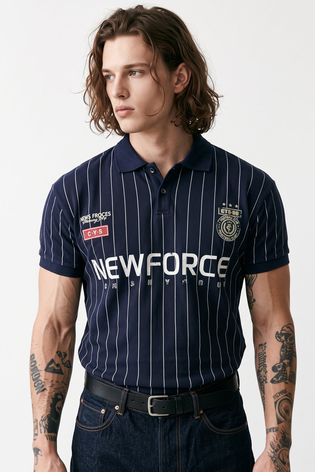 Striped Polo Shirt  na2667