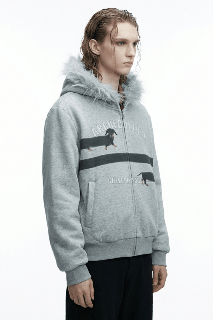 [ArguE CulturE] Seoul Faux-Fur Dog Hoodie na2251