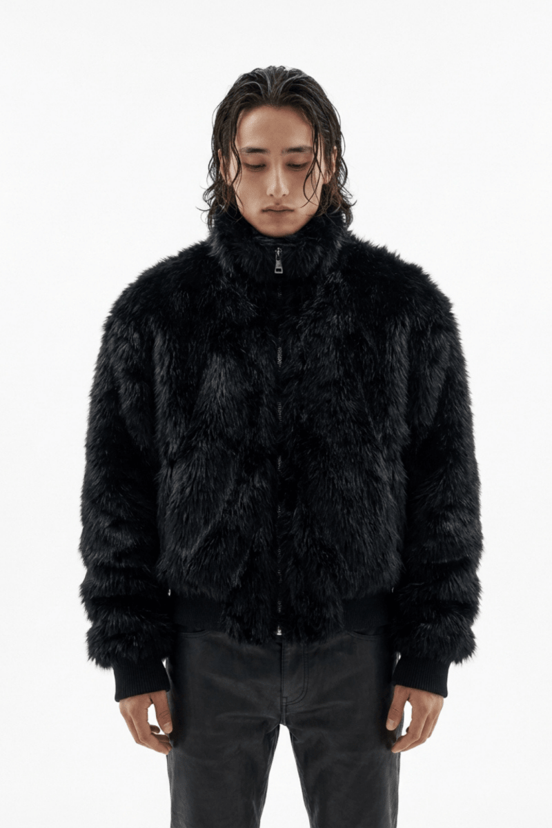 Oversized Faux Fur Jacket na2351