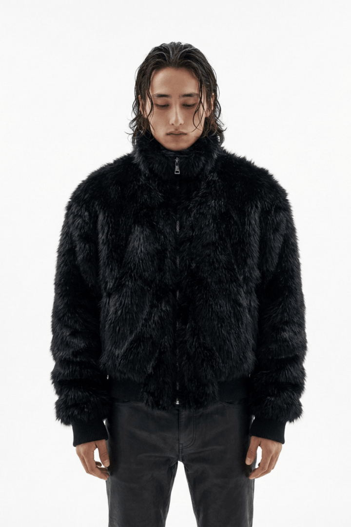 Oversized Faux Fur Jacket na2351