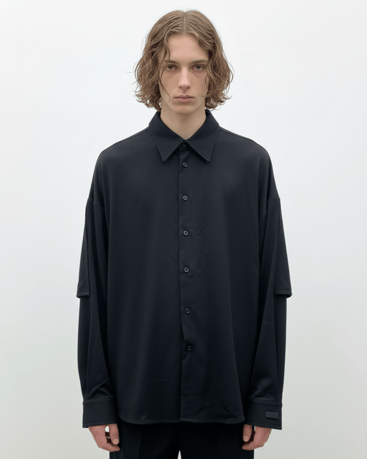 【Nanostudio】Oversized Minimal Shirt na2227