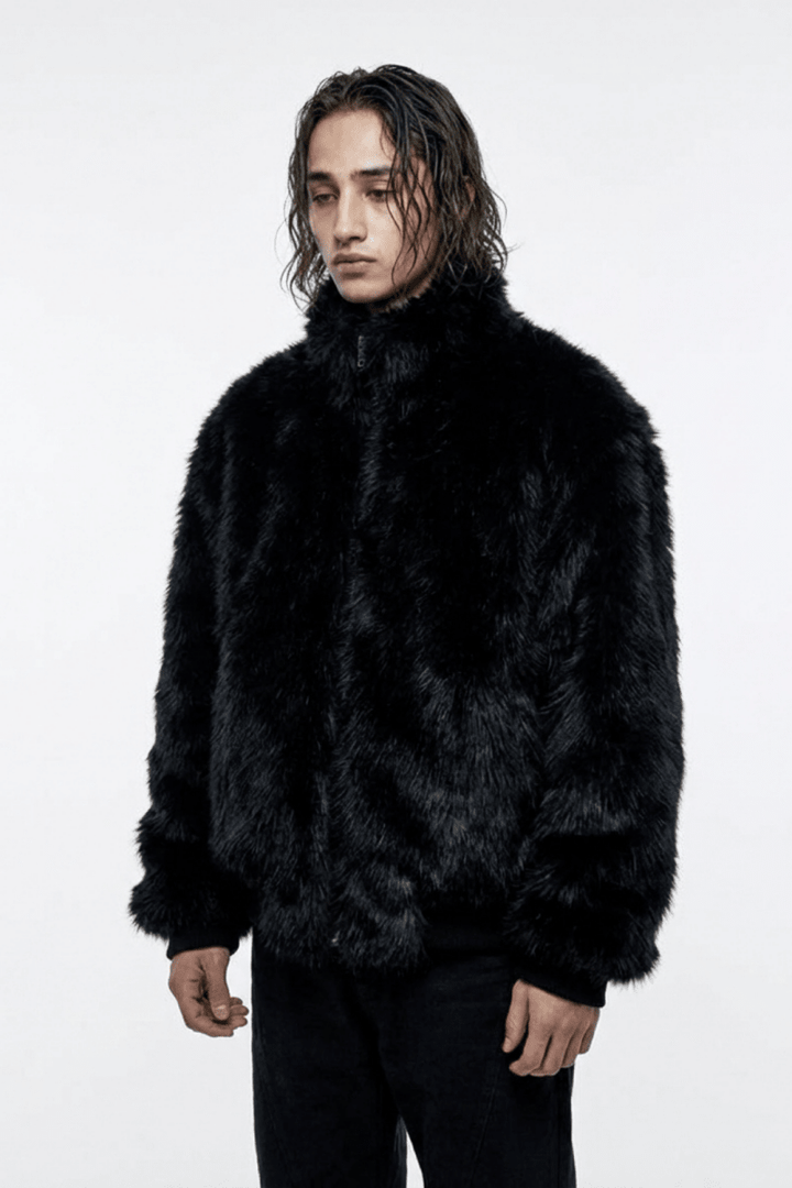 Oversized Faux Fur Jacket na2351