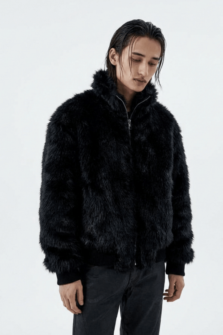 Oversized Faux Fur Jacket na2351