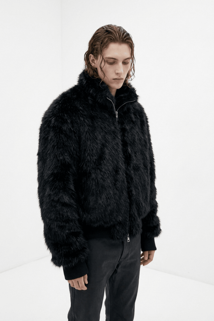 Oversized Faux Fur Jacket na2351