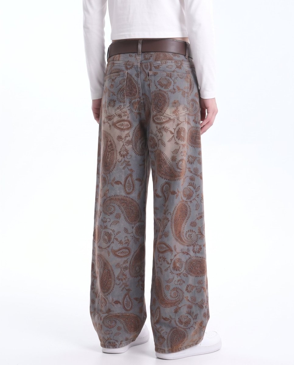 Paisley Wide Jeans na3049