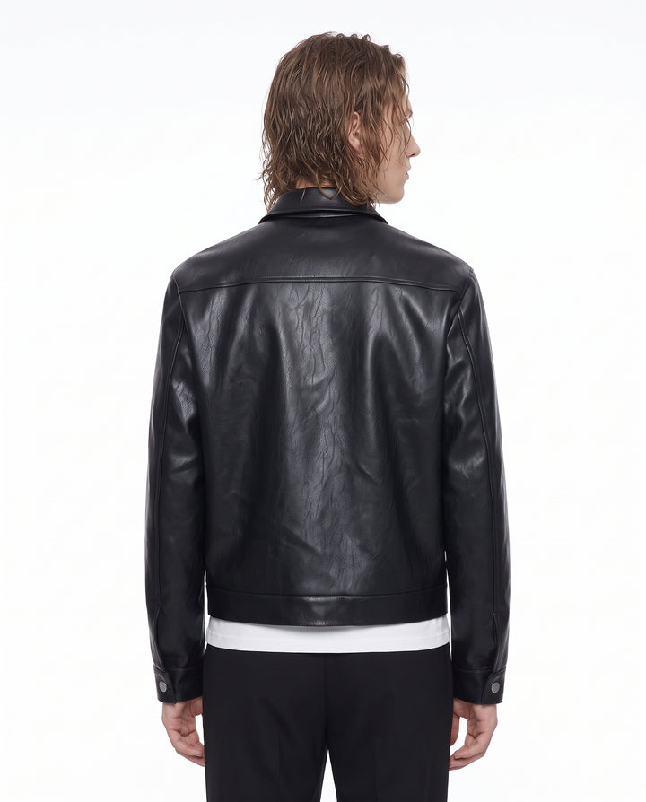 Buckle Leather Jacket na3194