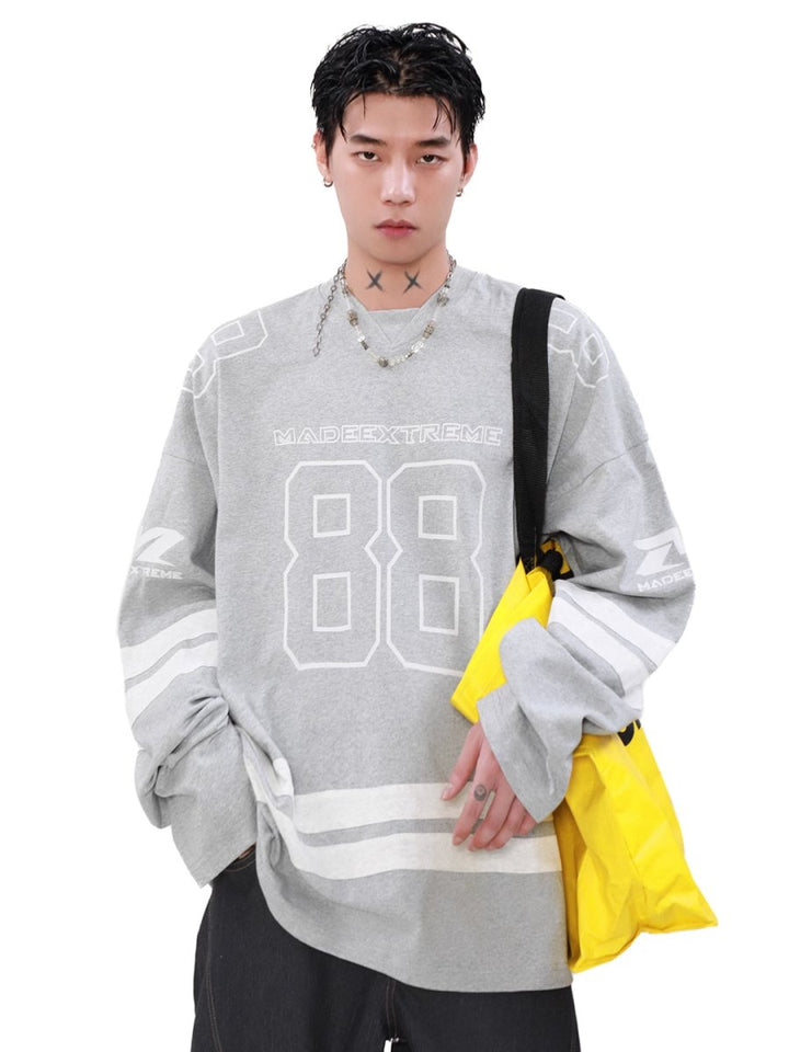 【MRNEARLY】long-sleeved sweater na1505