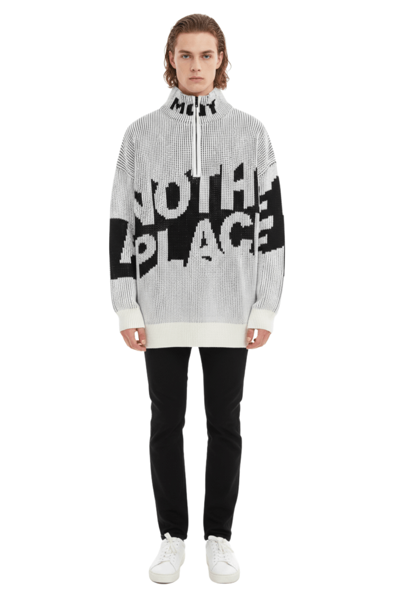 Modern Block Pattern Sweater na2411