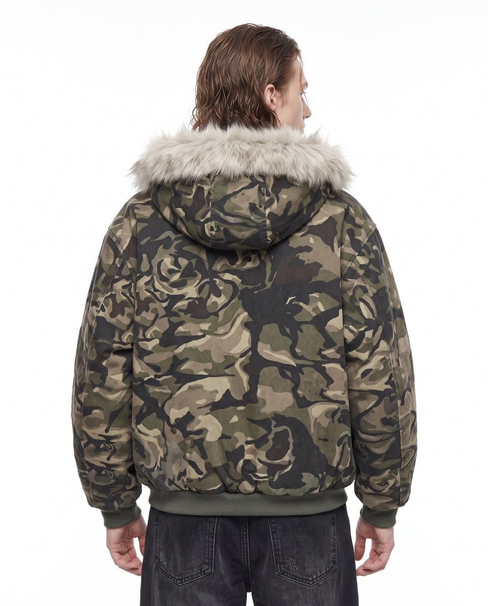 Camo Fur Jacket na3069