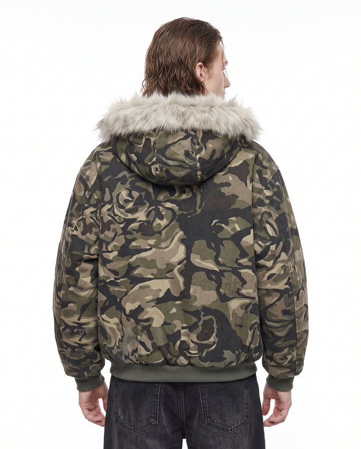 Camo Fur Jacket na3069