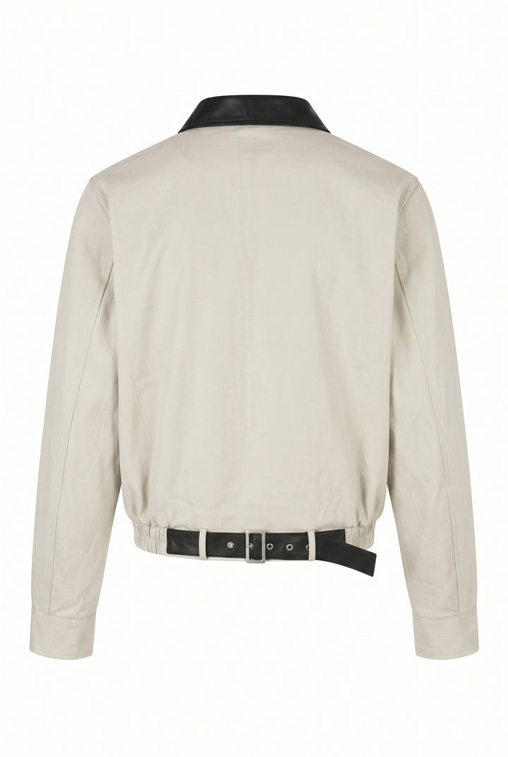 Asymmetric Belted Jacket na2834