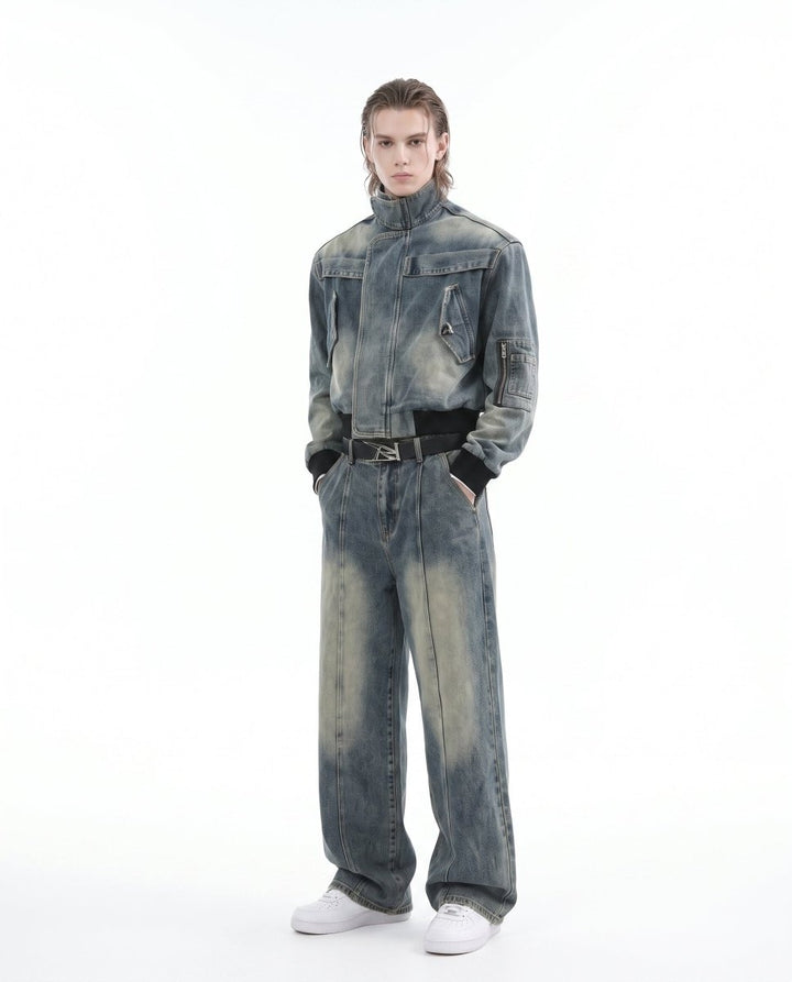 Washed Denim Jacket na3050