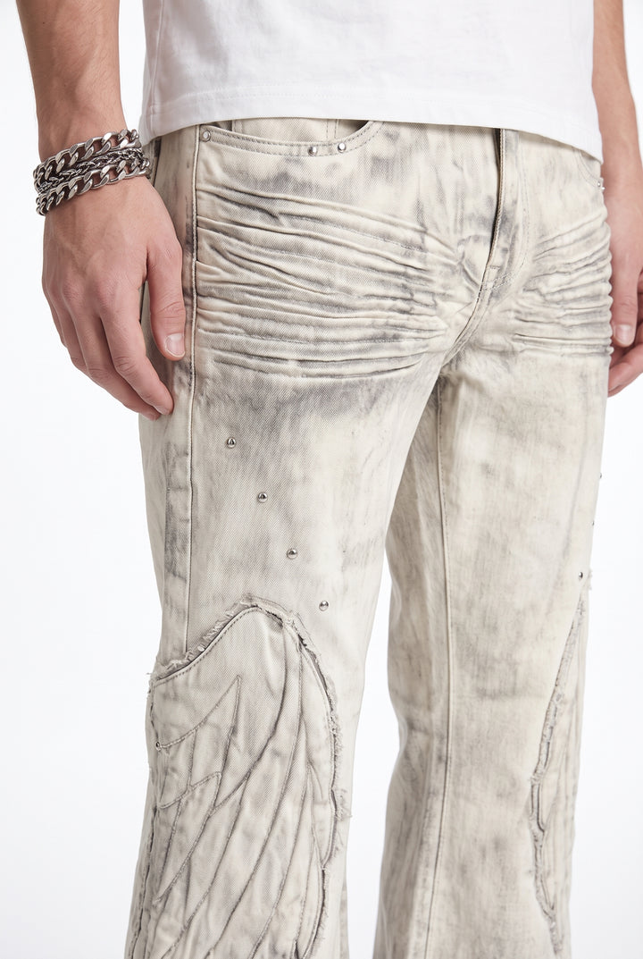 Flared Denim Pants na2791
