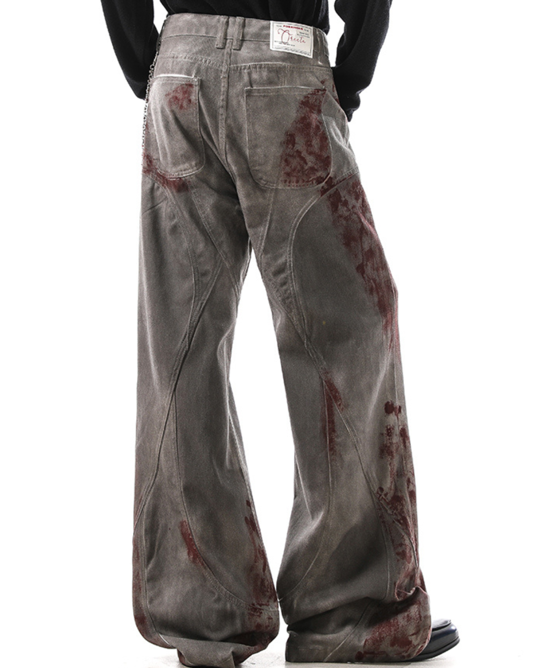 [BLANKIN] Ash Scar Wide Pants na2278