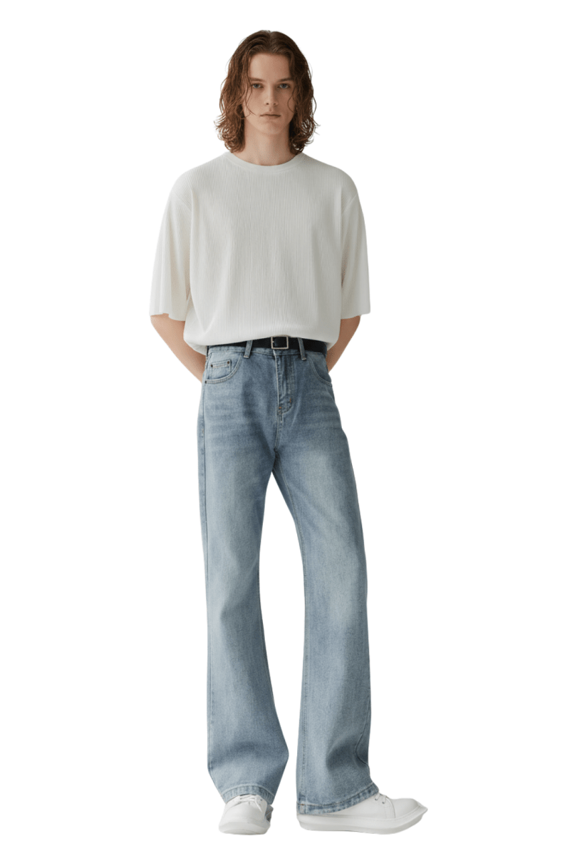 슬림 플레어 데님 진 na2427