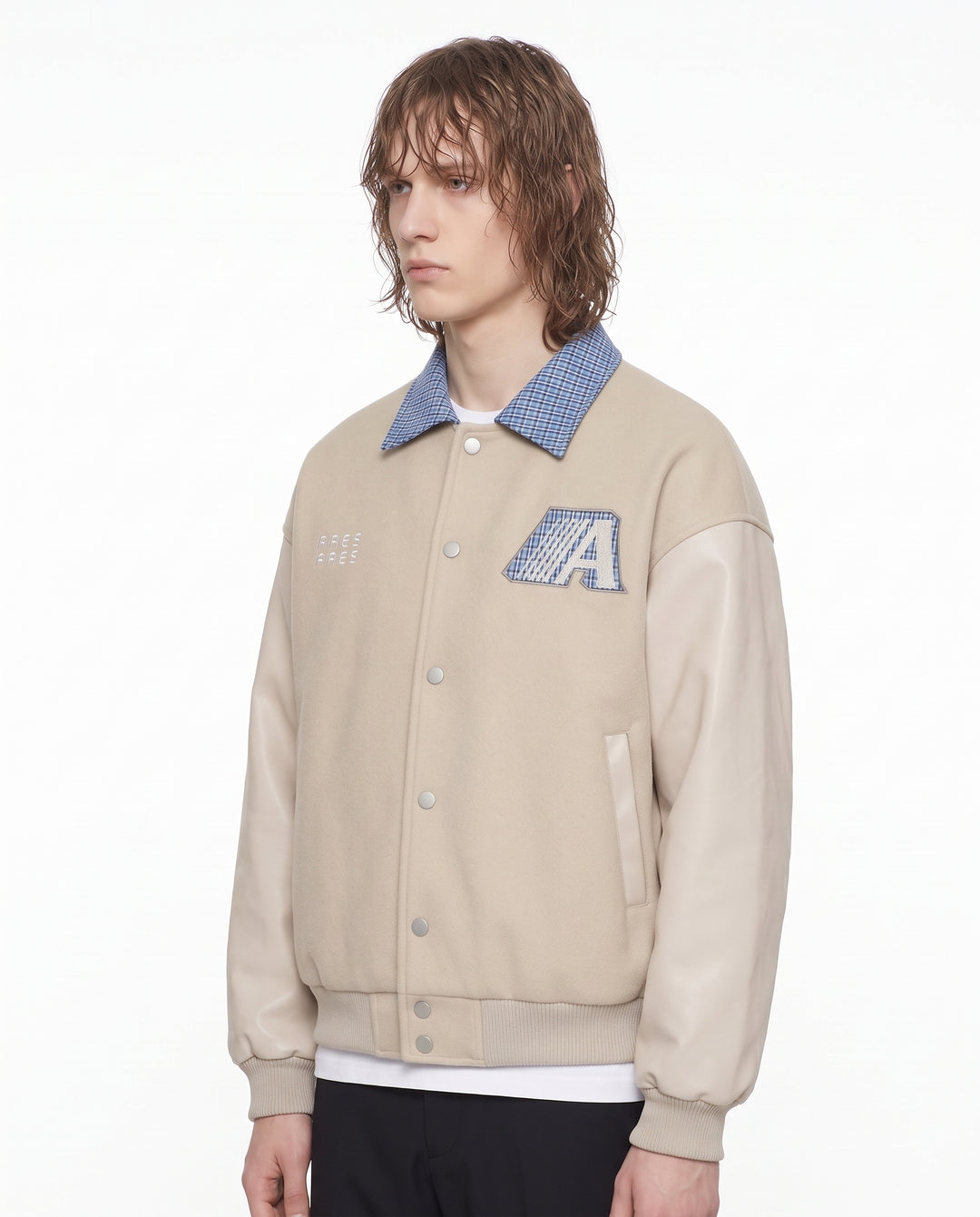 Collared Varsity Jacket na3242