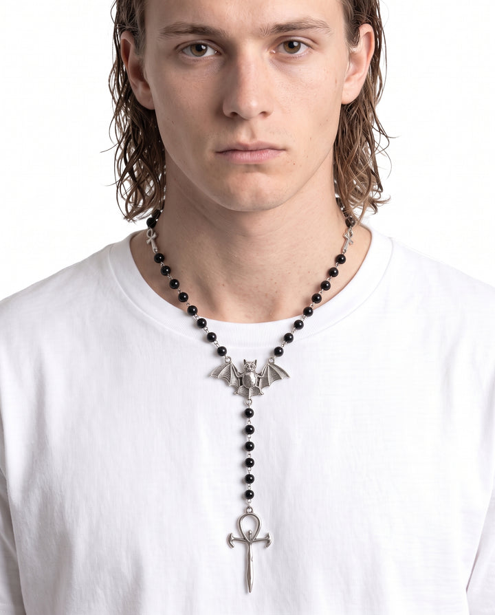 Bat Rosary Necklace na2934