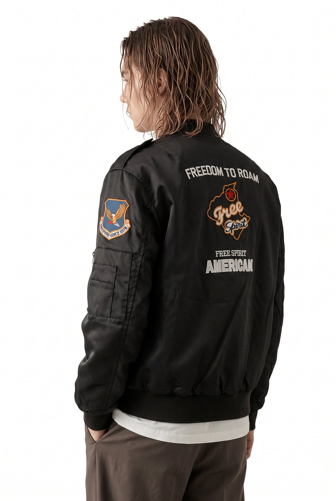 Patch Bomber Jacket na2772