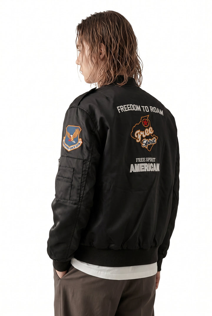 Patch Bomber Jacket na2772