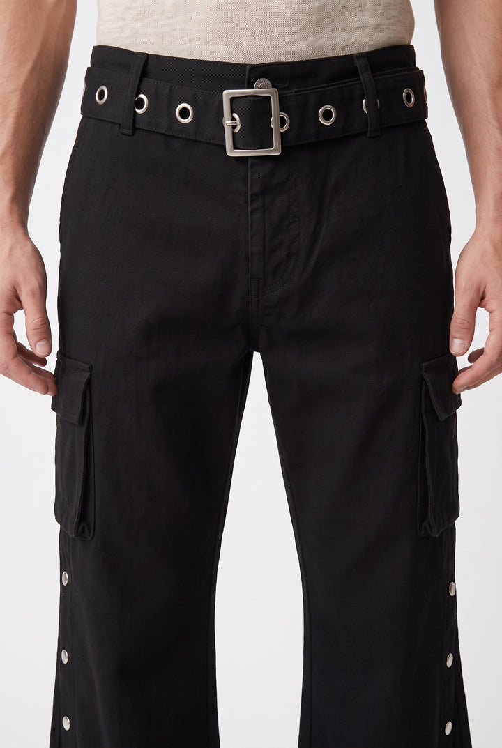 Flared Cargo Pants na2743