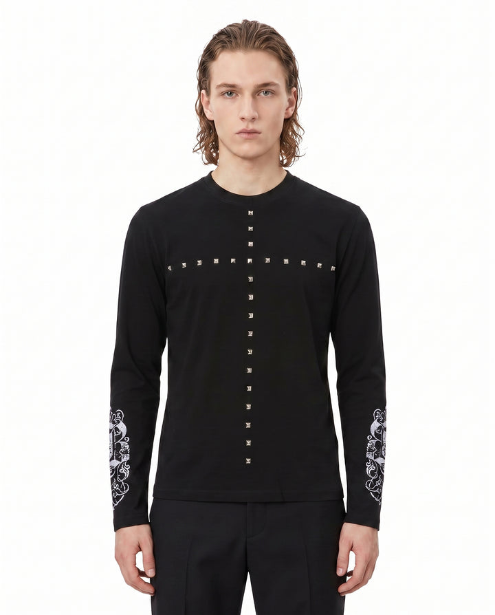 Studded Cross Shirt na3033