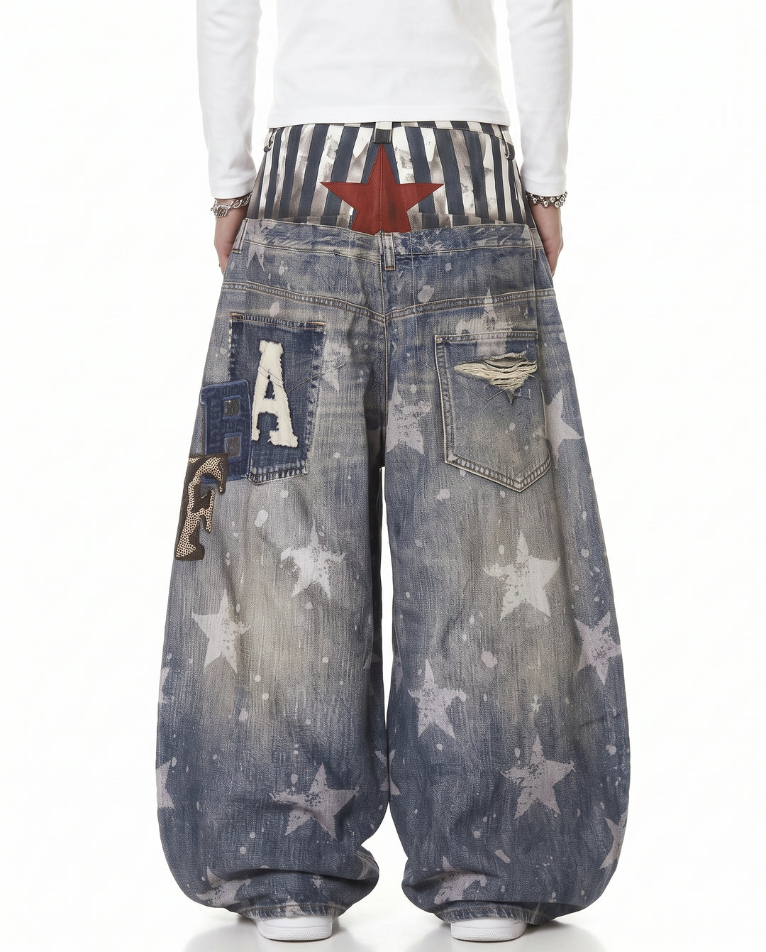 Star Baggy Jeans na3078