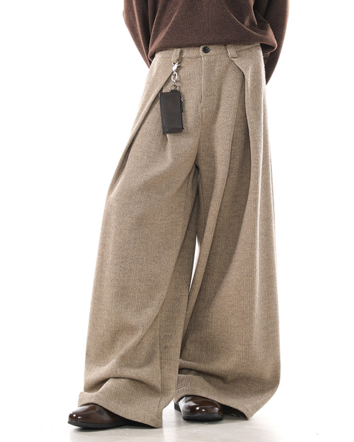 [BLANKIN] Muted Volume Wide Slacks na2284