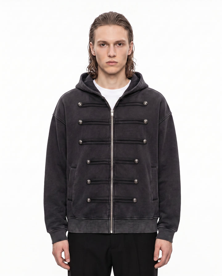 Military Zip Hoodie na3100