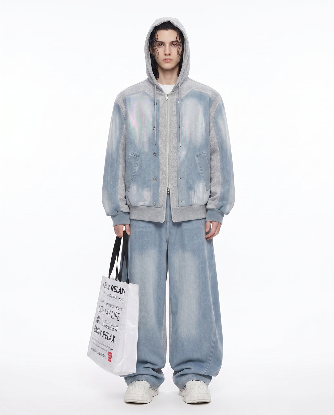 Denim Zip Hoodie na2946