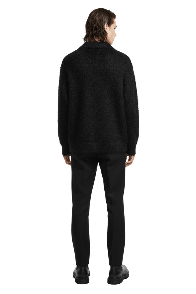 Fuzzy Statement Knit Pullover na2410