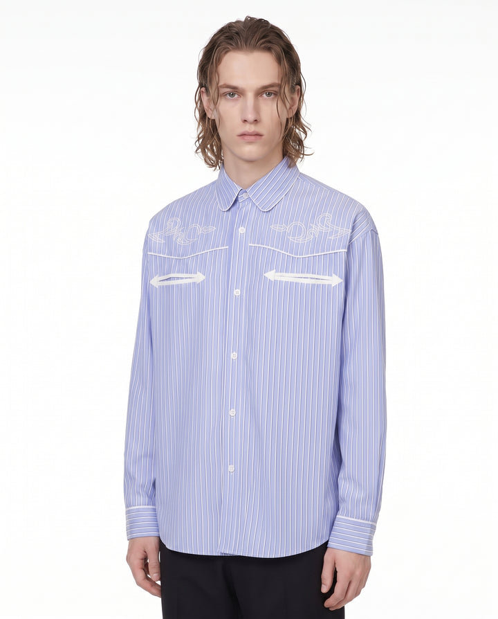 Western Striped Shirt na3024
