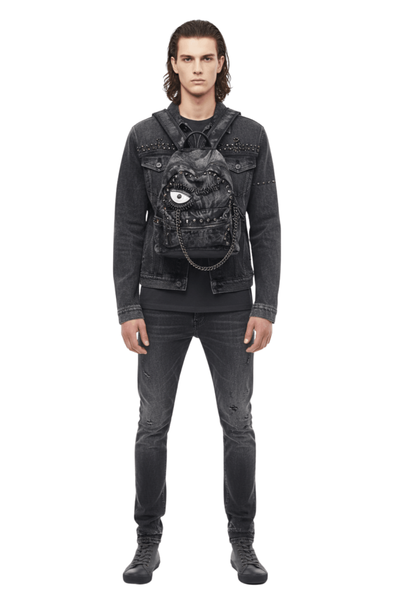 Jarno Dark Vision Stud Backpack na2391