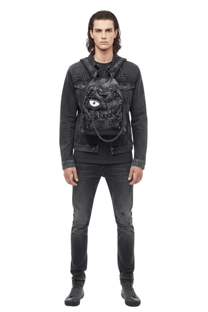 Jarno Dark Vision Stud Backpack na2391