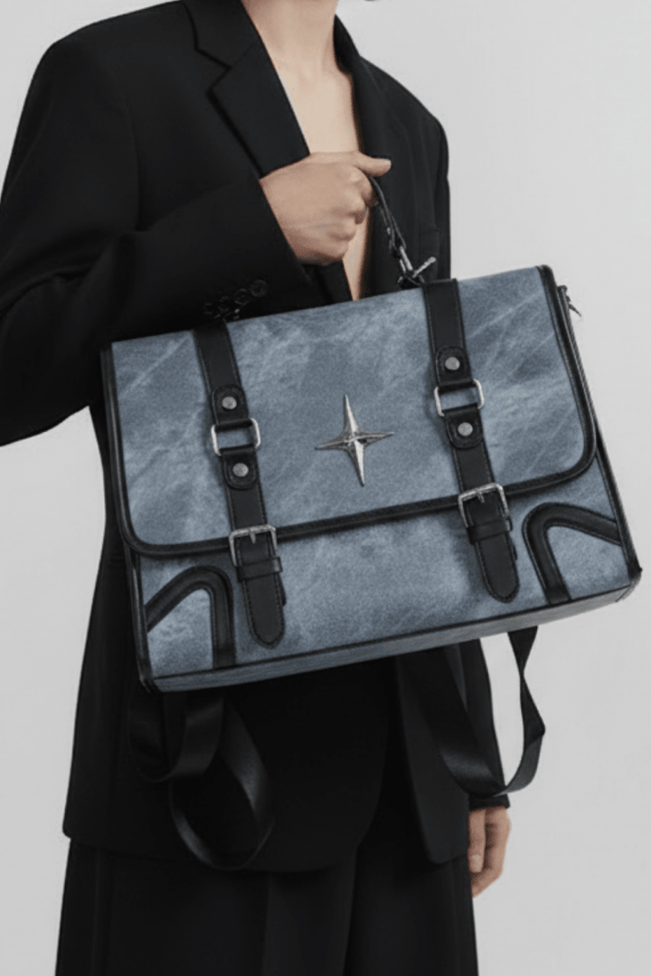 Vintage Star Satchel Backpack na2431