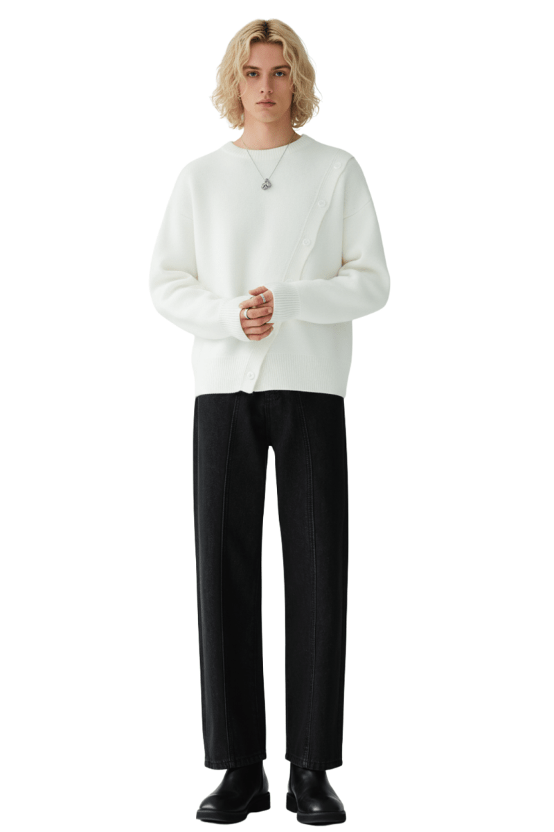 Center Seam Straight Denim na2425