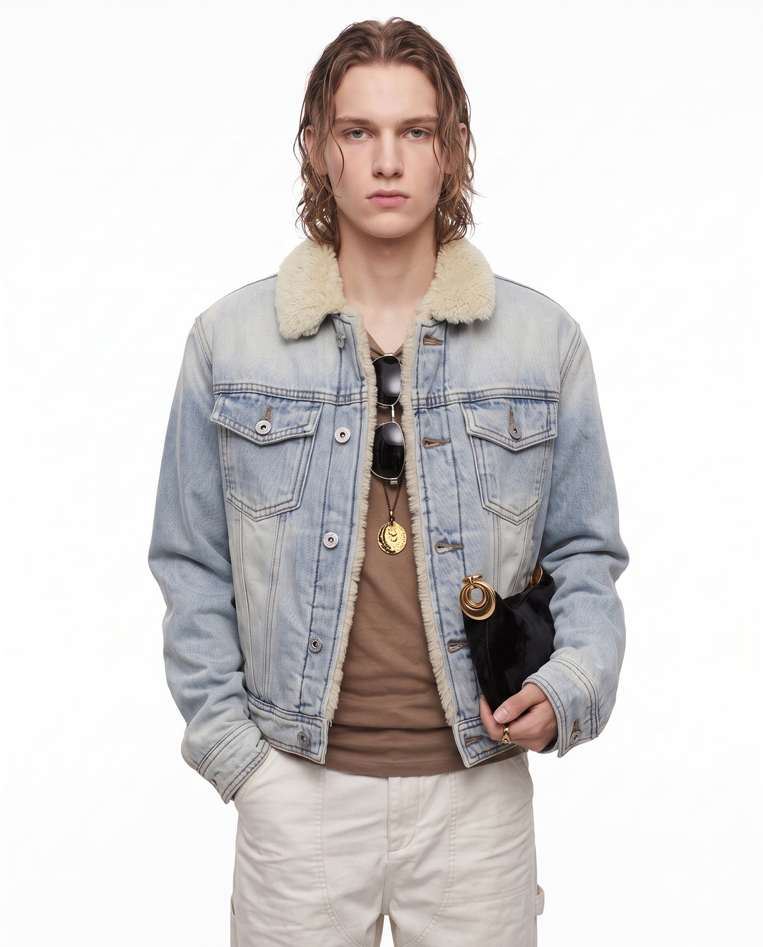 Sherpa Denim Jacket na2984