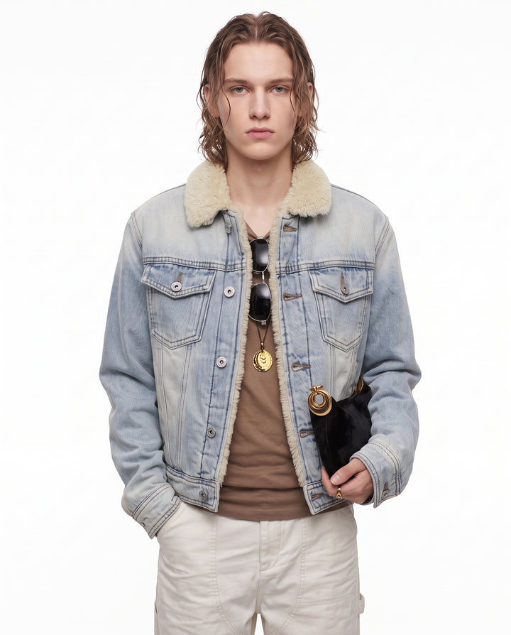 Sherpa Denim Jacket na2984