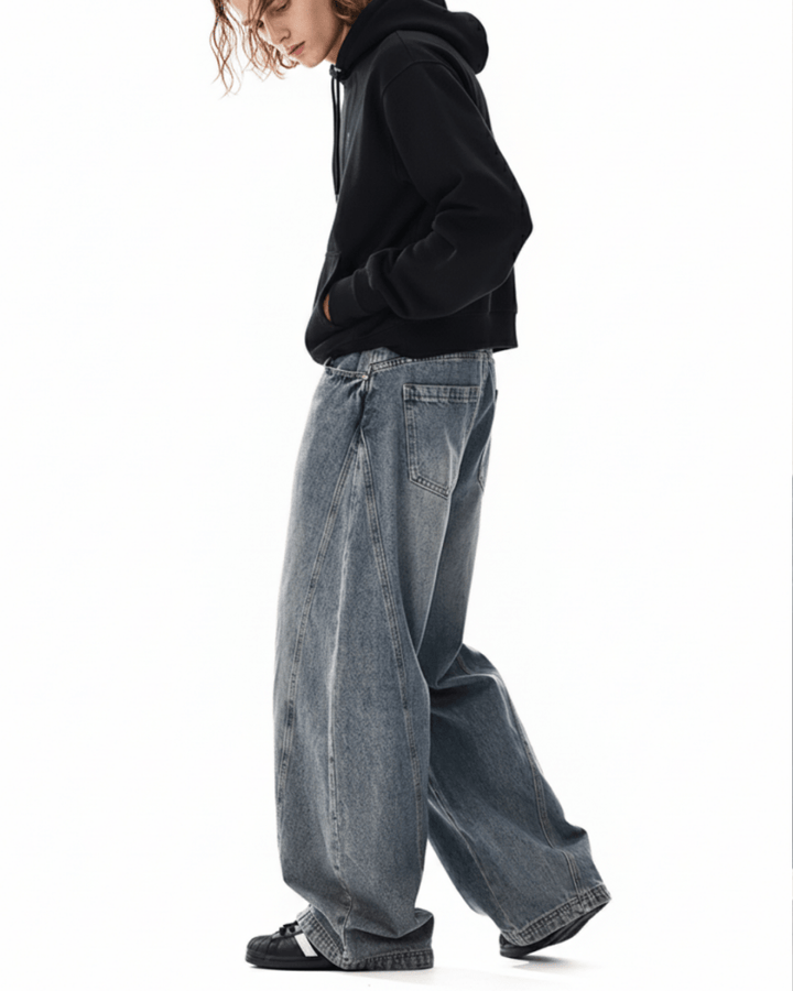 Oversize Street Volume Jeans  na2265