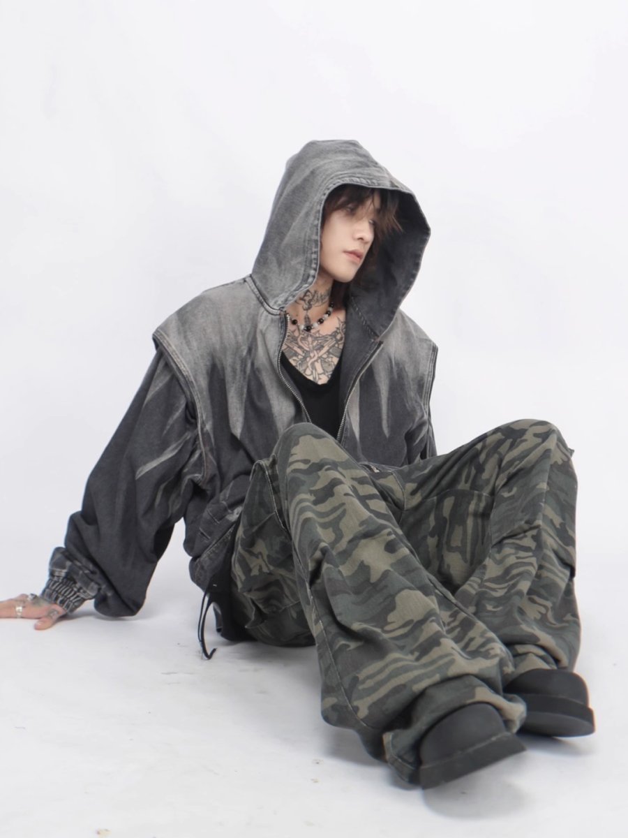 【Mz】Heavyweight zipper hooded na1377