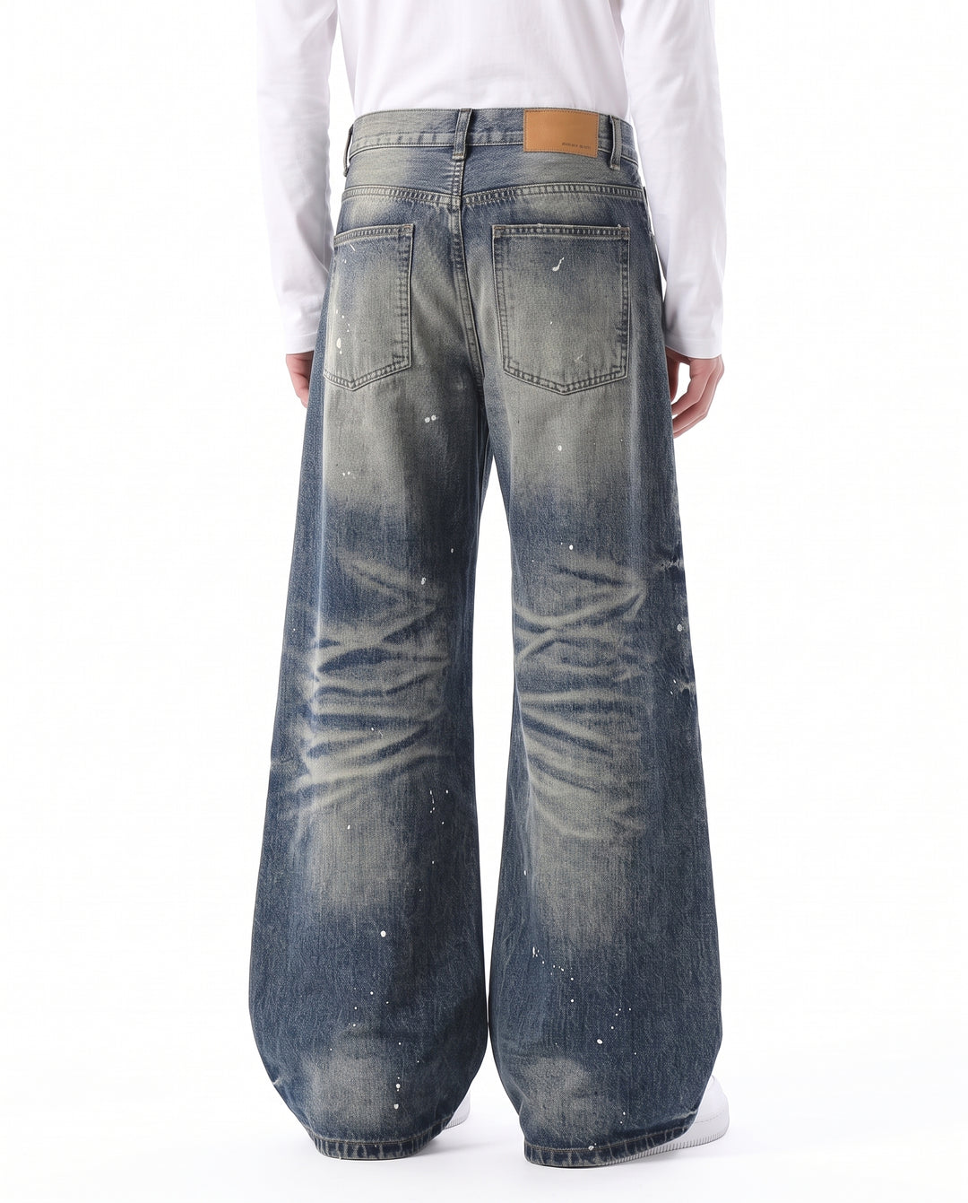 Washed Wide Jeans na3203