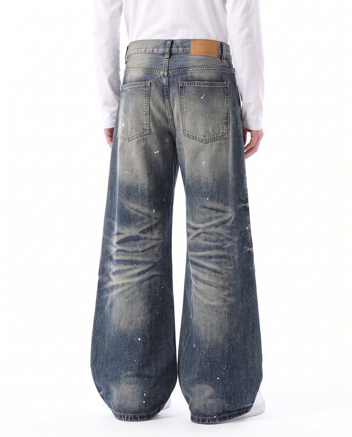 Washed Wide Jeans na3203