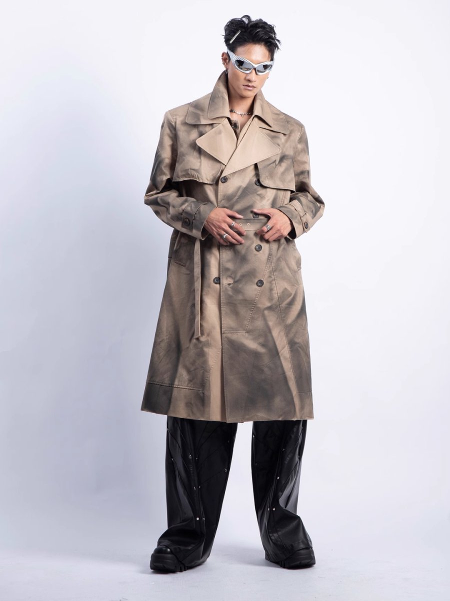 [PLAN1ONE] trench coat na1671